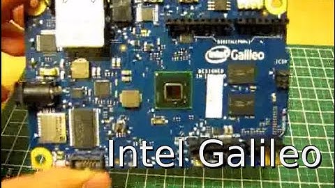 Intel Galileo board unboxing & testing