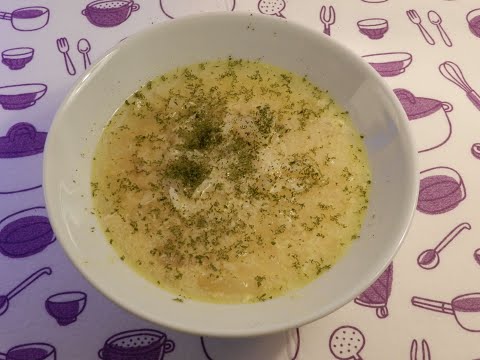 Video: Cómo Hacer Sopa Griega De Pollo Con Limón