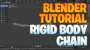 Blender beginner series No. 101 - Rigid Body chain