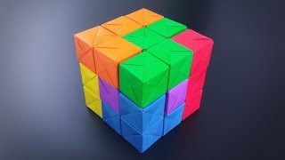 Origami 3D Tetris | Soma Cube Puzzle