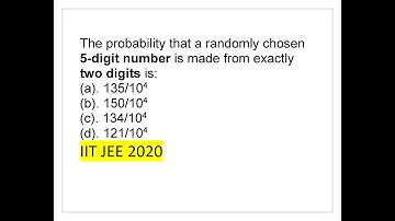 The probability that a randomly chosen 5-digit number is made from exactly two digits