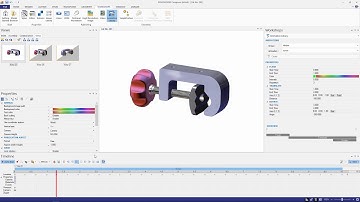SOLIDWORKS Composer Animation - Time Bar and Keyframe