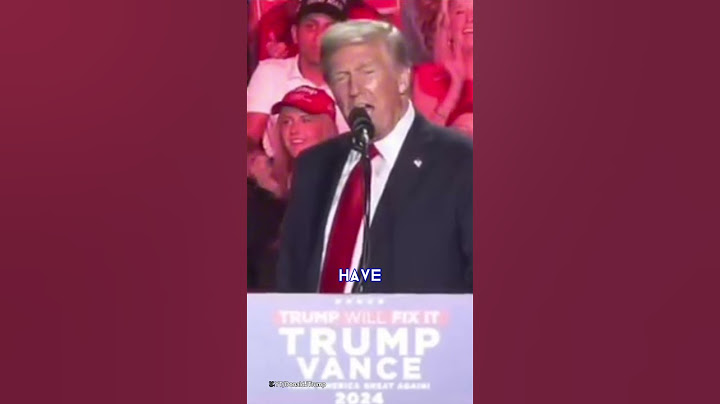 Trump tells supporters 'the best way to stop depression'