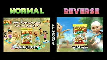 Makan Migelas - Upin Ipin Video Reverse (reverse+subtitle) #reonytp