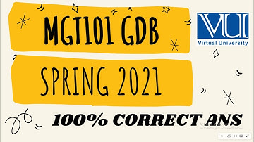 MGT101 GDB Spring 2021 | 100% Correct Solution