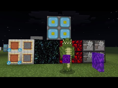 How to get Glowing Obsidian, Nether Reactor Cores and Portal blocks in Minecraft !!!