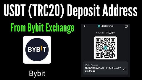 How to copy USDT deposit address on trc20 network from bybit exchange / bybit usdt trc20