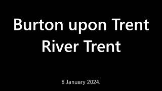 Burton upon Trent.  River Trent.  08. 01. 2024.