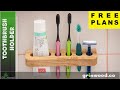 Wall Mounted Toothbrush Holder Making - DIY Project Wall Mounted Toothbrush Holder Making - DIY Project