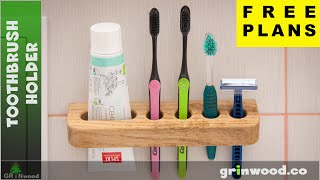 Wall Mounted Toothbrush Holder Making - DIY Project
