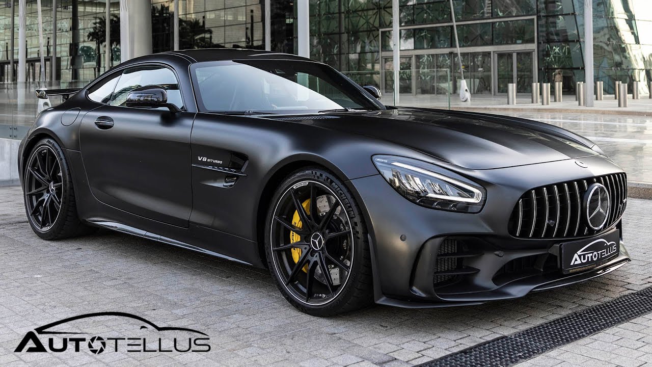 ⁣MURDERED OUT! 2022 MERCEDES-AMG GT-R 585HP V8BITURBO BEAST - In a stunning spec - Details, sounds