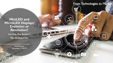 MiniLED and MicroLED Displays: Evolution or Revolution? – Webcast