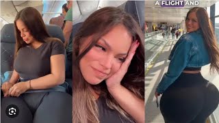 Instagram-Model Gracie Bon sagt, Flugzeuge bräuchten größere Sitze, ihr Po passe nicht hinein.