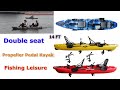 Tandem Pedal Kayak red color (VK-12 ) from Sunny Vicking kayaks