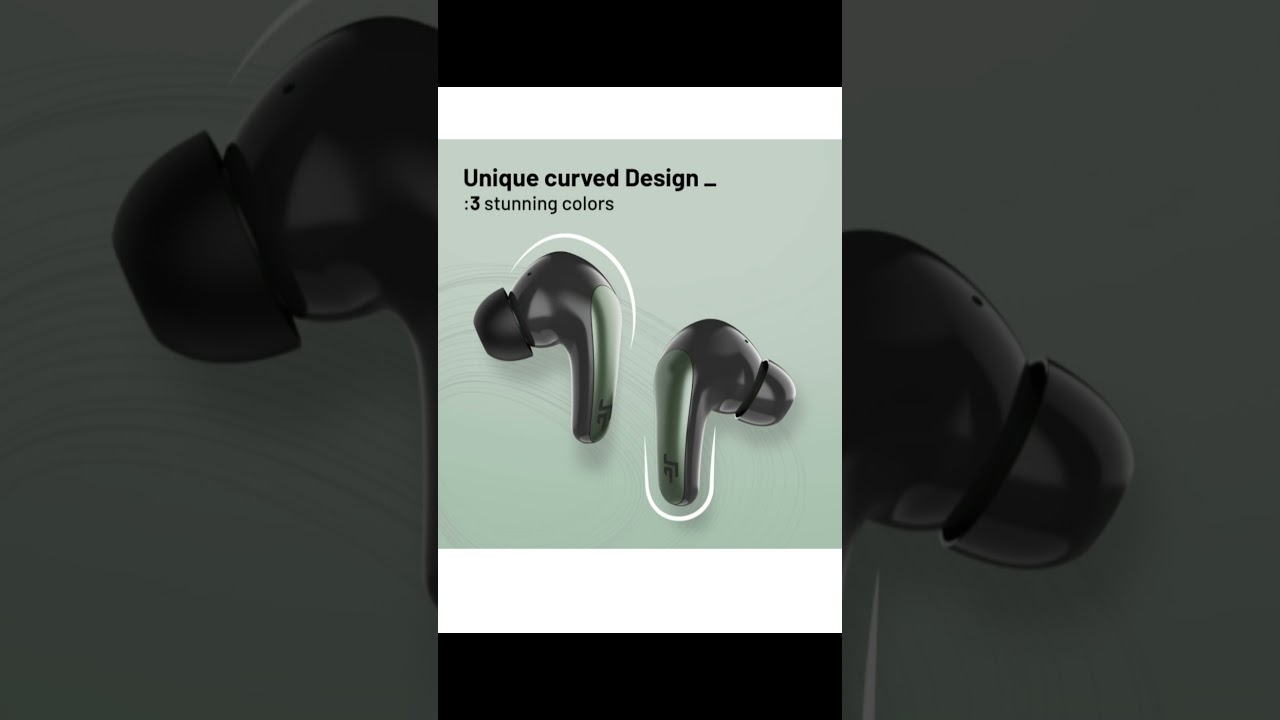 Crossbeats Epic Lite True Wireless Earbuds Active Noise Cancelling, ANC Bluetooth Earbuds, Earphone