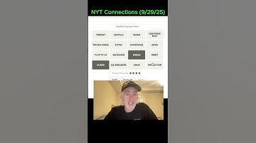 Tricky, kind of... 🚫🔵🟣🟡🟢 NYT Connections No. 840 [September 29, 2025] #shorts