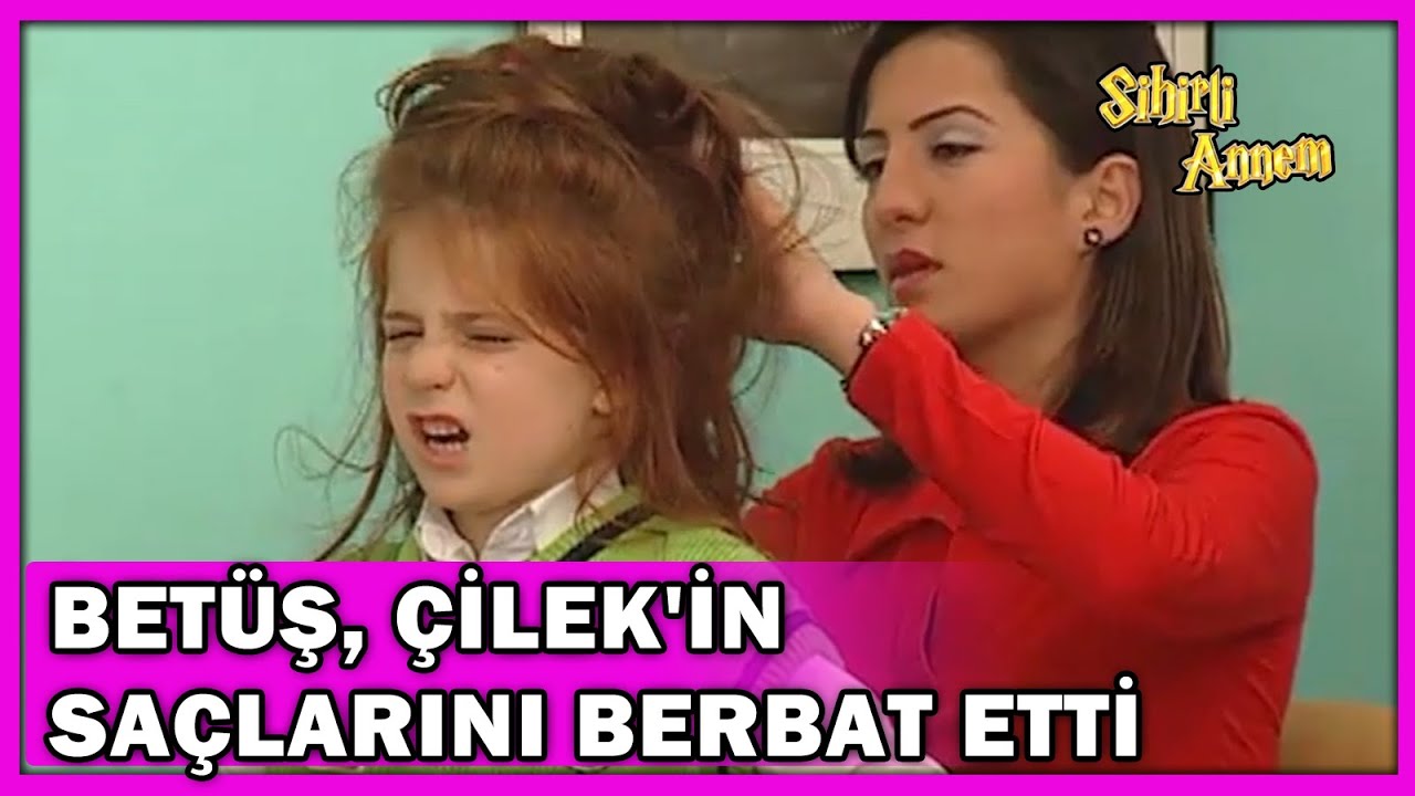 Betüş, Çilek'in Saçlarını Berbat Etti! - Sihirli Annem 79.Bölüm