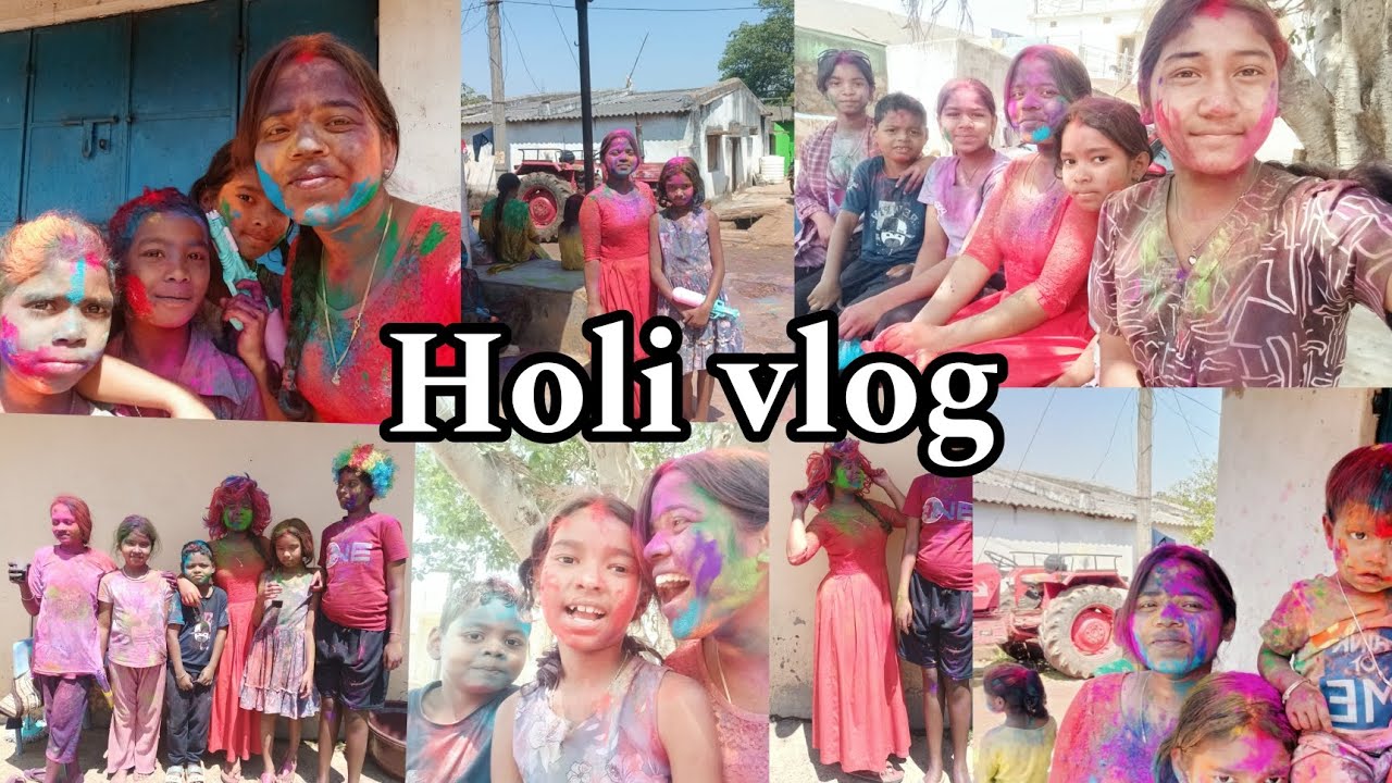 Holi vlog 