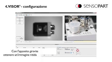 Sensore di visione VISOR®: Prima installazione