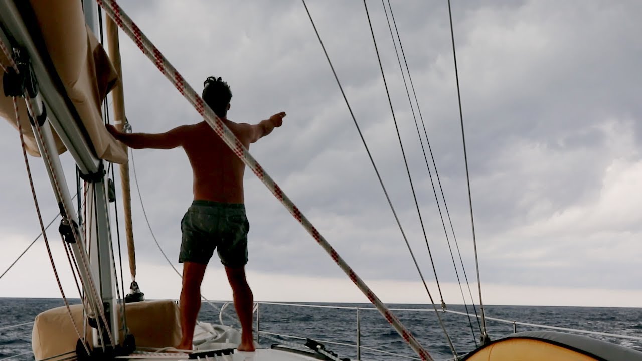 Nikau gets a direct hit from a tornado under full sail! (Sailing Nikau) Vlog 37
