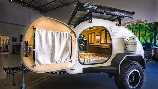 'Escape the Ordinary' Rugged Minimalist Teardrop Camper