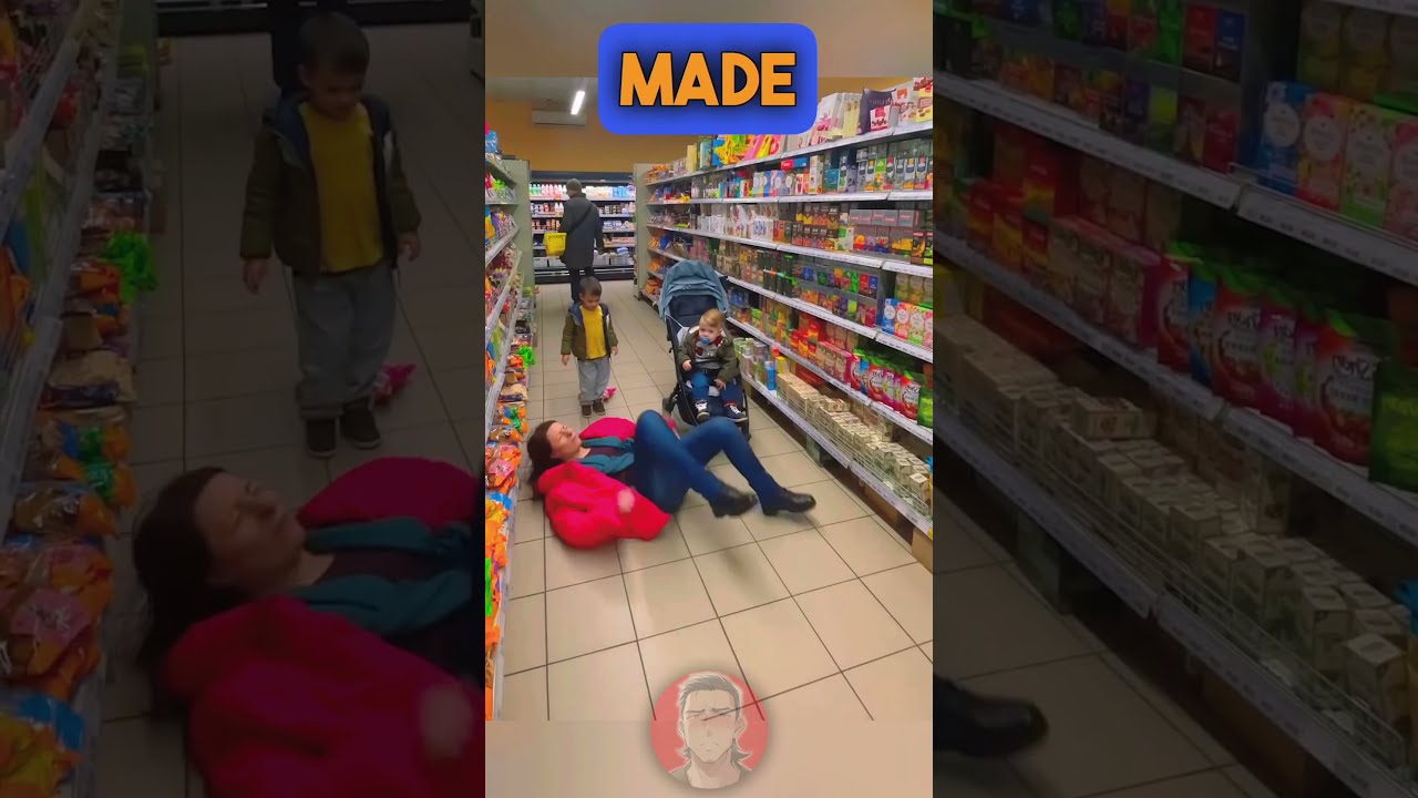 Mother S Hilarious Supermarket Tantrum Lesson For Naughty Son 