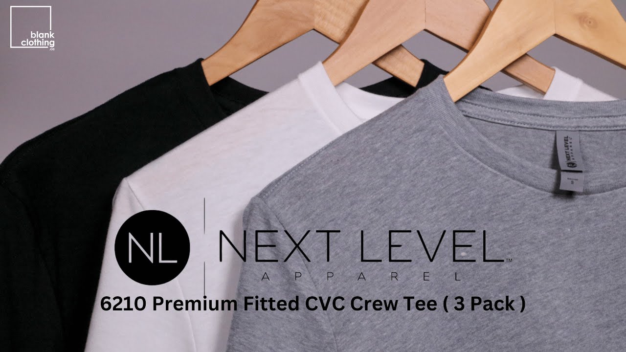 Next Level Cvc Color Chart Next Level CN6210 Premium Fitted CVC Crew Tee ( 3 Pack ...