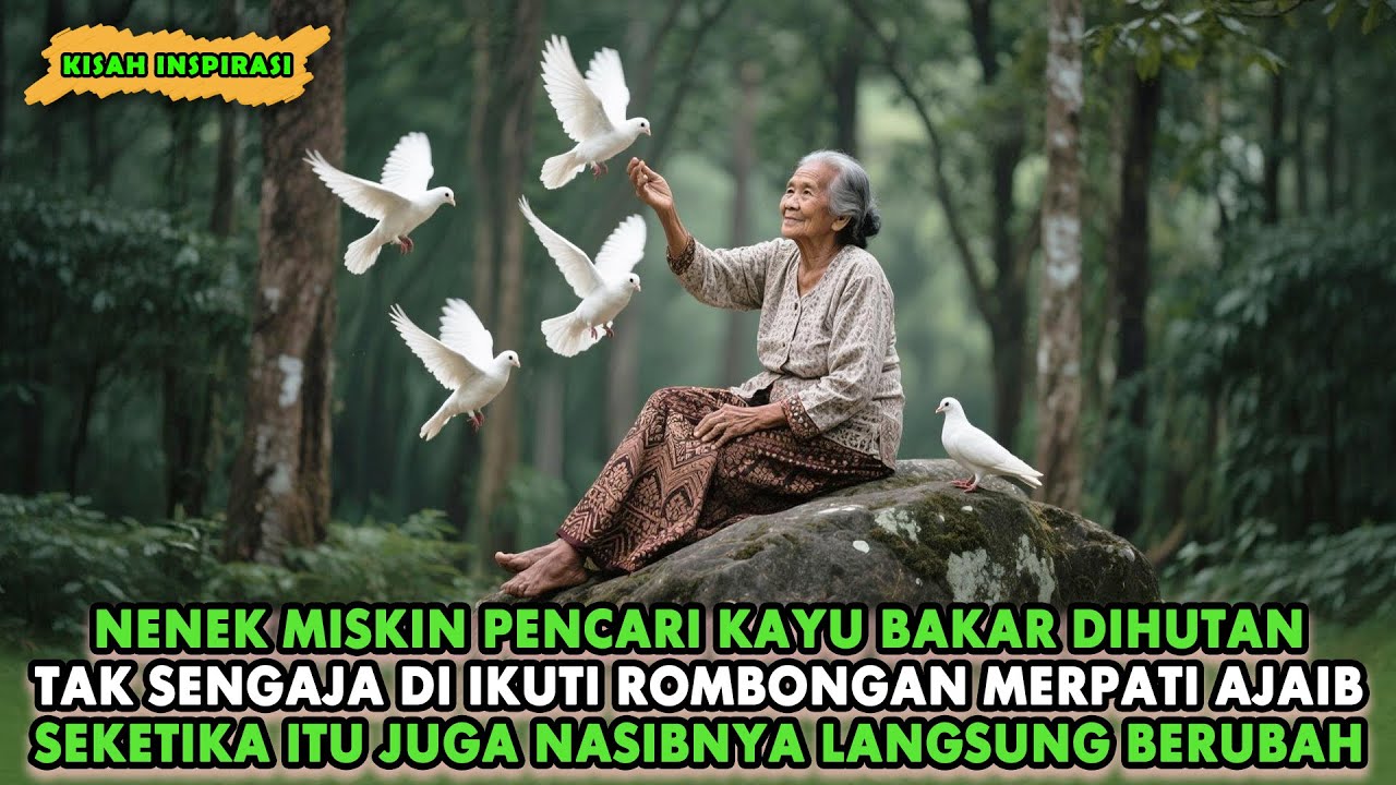 VIRAL !! NENEK MISKIN PENCARI KAYU BAKAR TEMUKAN MERPATI AJAIB , DETIK ITU JUGA NASIBNYA BERUBAH