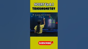 Trigonometry Class 10 🔥 | Important Question Trigonometry| NCERT Ex 8.1 #shorts #fun