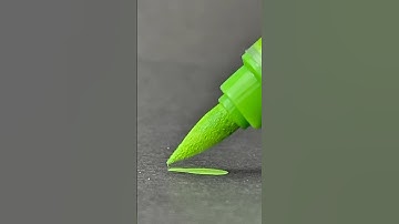 How Does the Marker Pen Work. Close Up #asmr #closeup #marker #wow