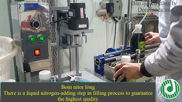 Qúa trình chiết rót, bơm khí nitơ lỏng đồ uống - How to make Noni juice Dorafoods #shorts