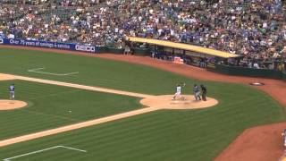 Greg Holland strikes out Ike Davis