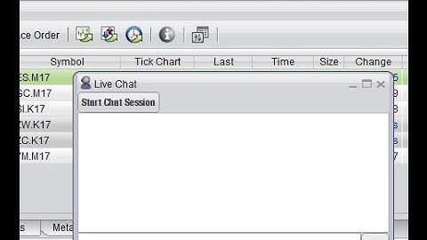 Live Chat for Generic Trader Professional - Part IX