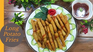 Long Potato Fries | Crispy French Long Fries with Shifa’s Cuisine ?️