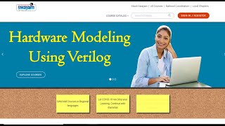NPTEL Swayam Course | Hardware modeling using verilog |  Free verilog Course