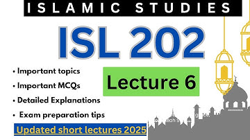 ISL202 Short Lecture 6 | Islamic Studies | module 26 to 28 | Midterm Preparation 2025 | VU Nexus