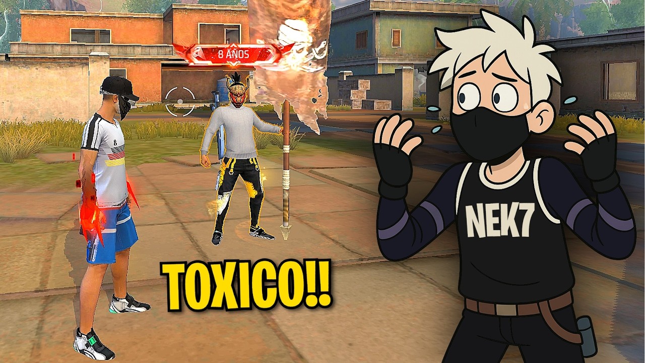 SAKURA TOXICO ME TIRA EMOTES Y LO TERMINO HUMILLANDO 🤣 FREE FIRE