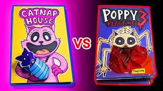 Poppy Playtime บทที่ 3🧺 vs Poppy Playtime บทที่ 3💀 (การต่อสู้ในหนังสือเกม เกมสยองขวัญ เล่นกระดาษ)