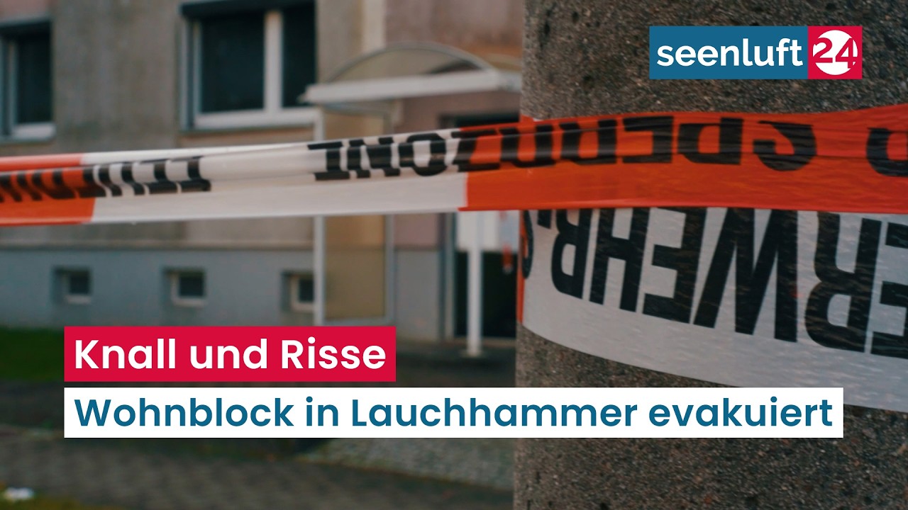 Wohnblock in Lauchhammer evakuiert