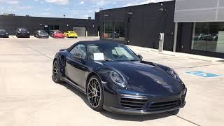 2018 Porsche 911 Turbo S Night Blue Metallic