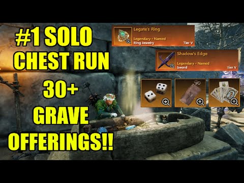 The Best *SOLO* Chest Run in New World! (Trophy Materials + BIS Ring & Sword)
