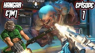 DOOM 2016 SnapMap Walkthrough Guide: Part 1 - E1M1 Hangar Remake! (Custom Maps) - PC Gameplay