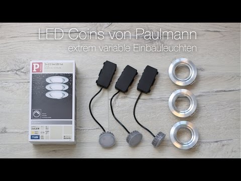 So gehts: Mehrere Paulmann LED Coins miteiander verbinden