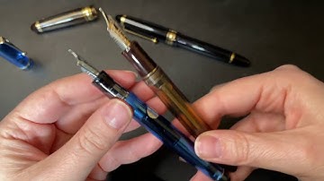Pilot Custom 74 and 823 fountain pen comparison