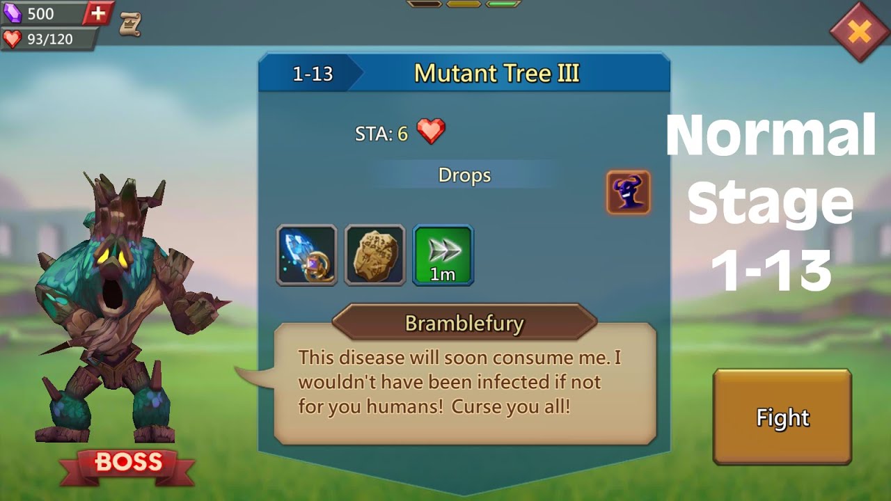 Lords Mobile Normal Stage 1-13