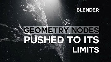 Abusing Geometry Nodes particles capabilities in commercial project