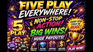 🎰 Five Play Madness! Big Wins & Non-Stop Action! Triple Double Bonus Video Poker! screenshot 3