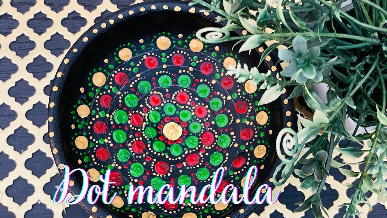 Dot Mandala Art EASY N SIMPLE DIY Dot Mandala Painting On Pot Dot mandala art easy n simple diy dot mandala painting on pot