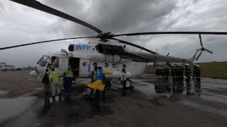 Food aid loaded into UN helicopters in Pemba, Mozambique (2)