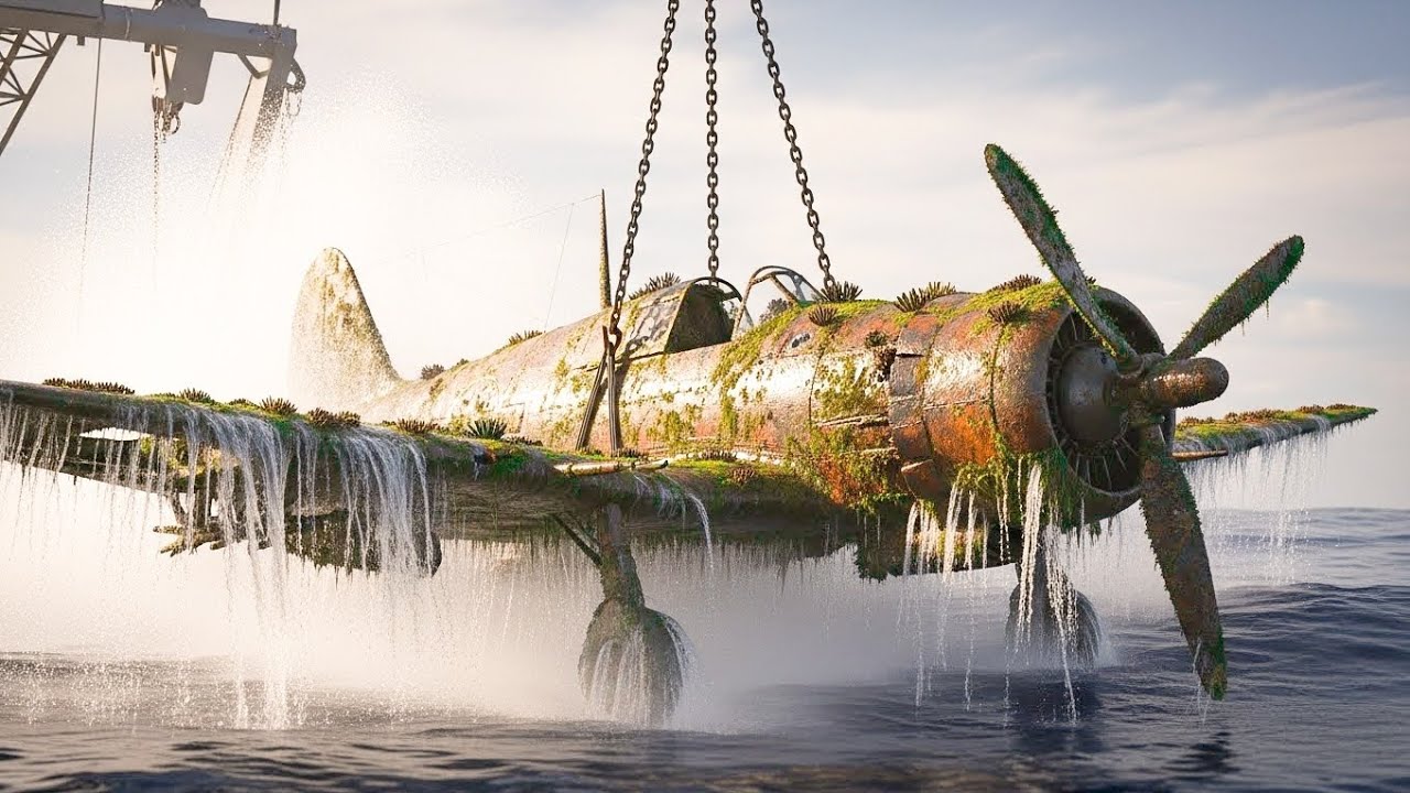 WWII Fighter Plane Found & Restored | Full Underwater Discovery to Restoration